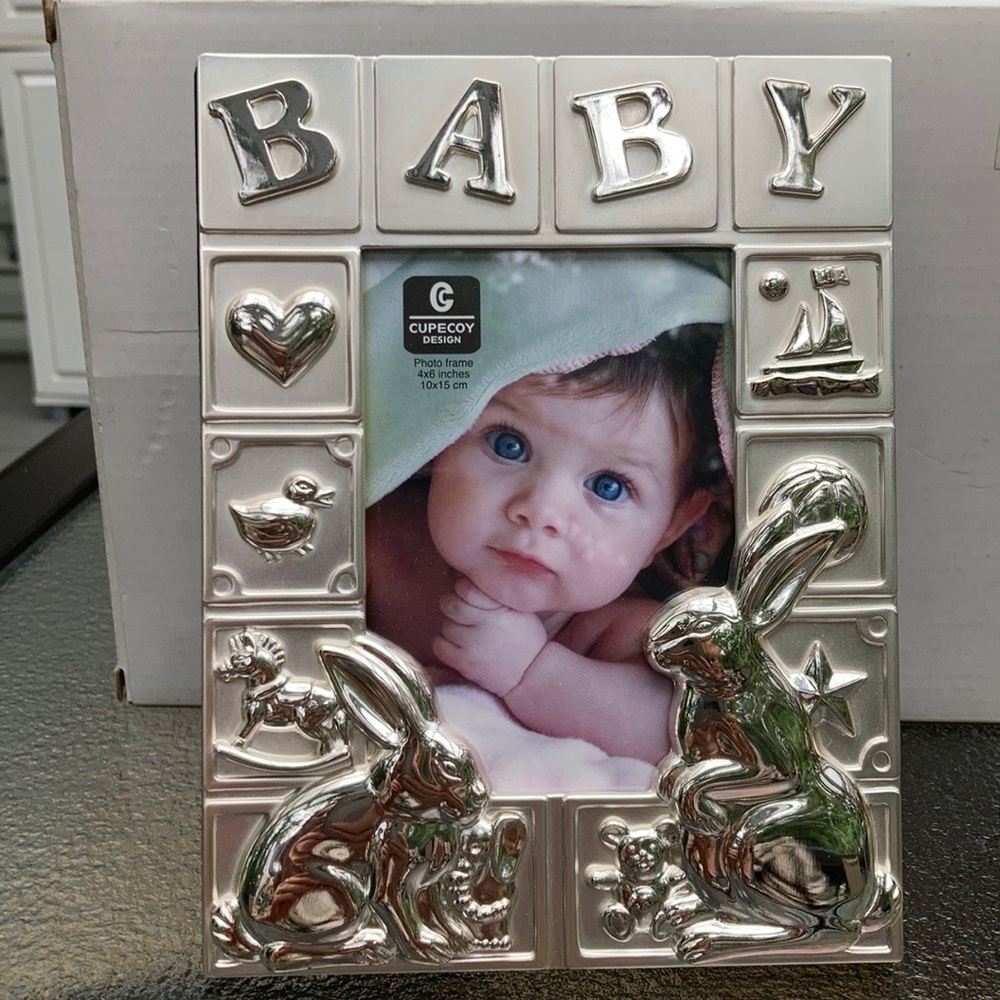 Photo silver Baby frame.